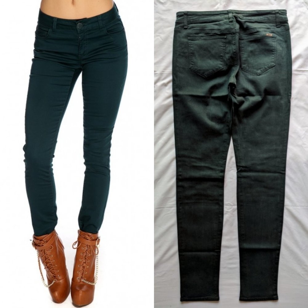 else by Joe's Jeans Skinny Jeans in Moss Green 29
